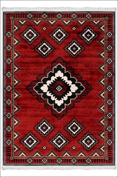 Kaymaz Taban Yıkanabilir Modern Kilim Salon Halısı Mutfak Halısı FM-2404