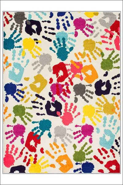 Antibakteriyel Çocuk Odası Halısı Kaymaz Taban Makinede Yıkanabilir Halı B-505