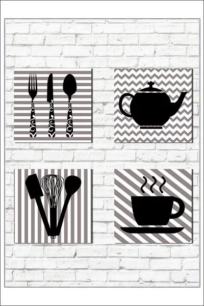 Makinede Yıkanabilir Mutfak Halısı Kaymaz Taban Antibakteriyel Halı MUTFAK-851