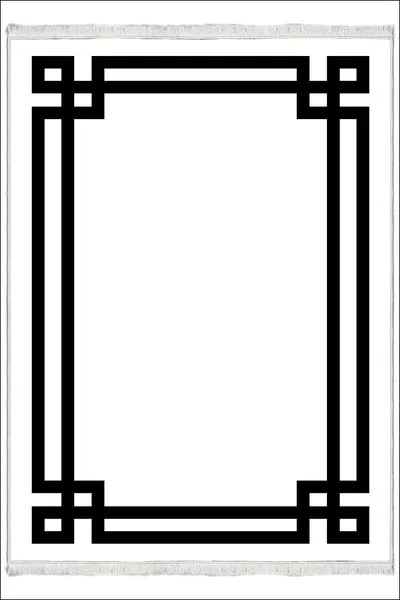 Makinede Yıkanabilir Oturma Odası Halısı Kaymaz Taban Halı MS-25