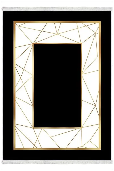 Makinede Yıkanabilir Oturma Odası Halısı Kaymaz Taban Halı MS-60