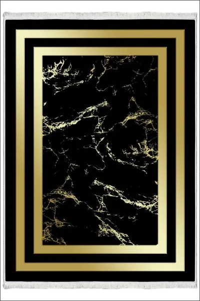 Makinede Yıkanabilir Oturma Odası Halısı Kaymaz Taban Halı MS-93