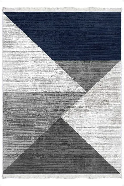 Makinede Yıkanabilir Oturma Odası Halısı Kaymaz Taban Halı MS-148