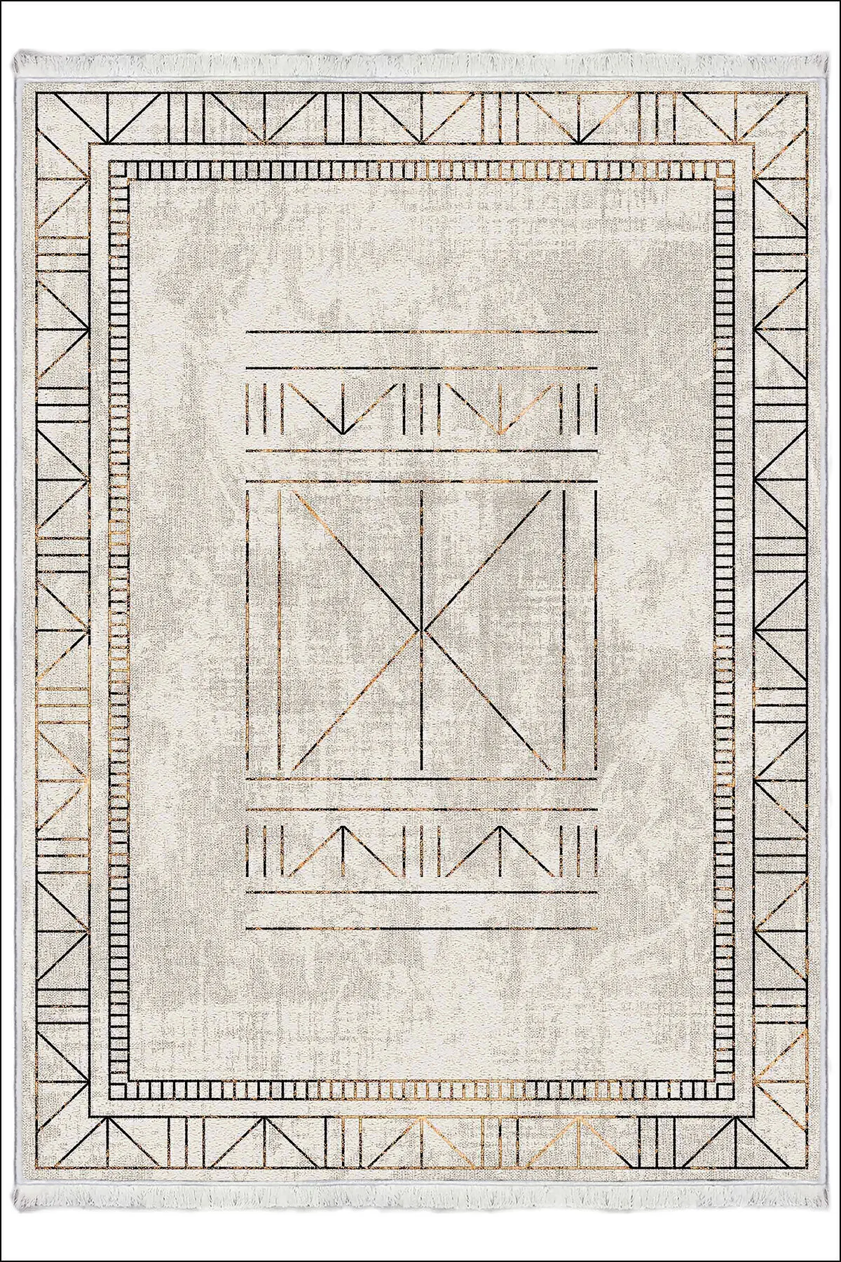 Makinede Yıkanabilir Oturma Odası Halısı Kaymaz Taban Halı MS-222