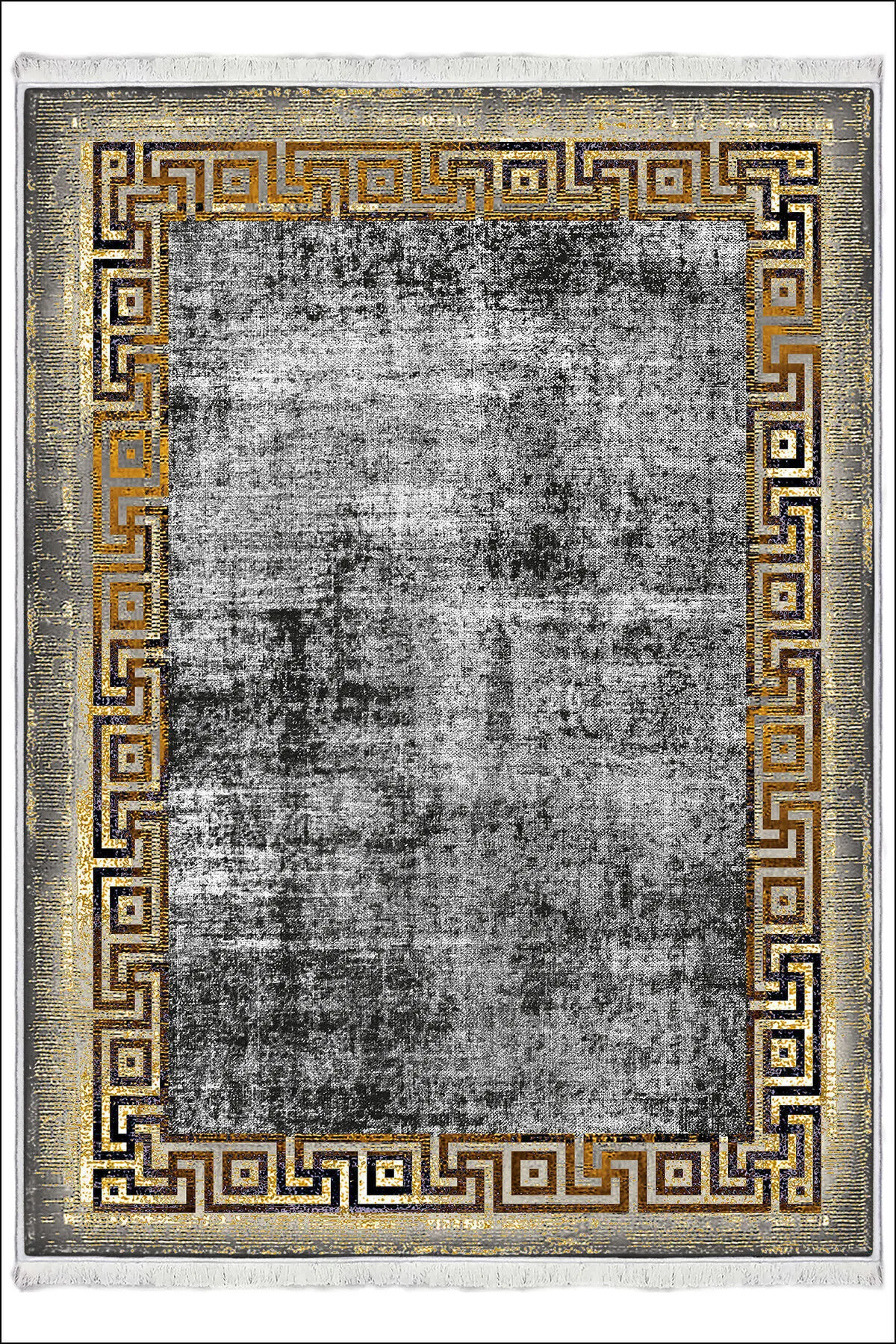 Makinede Yıkanabilir Oturma Odası Halısı Kaymaz Taban Halı MS-243