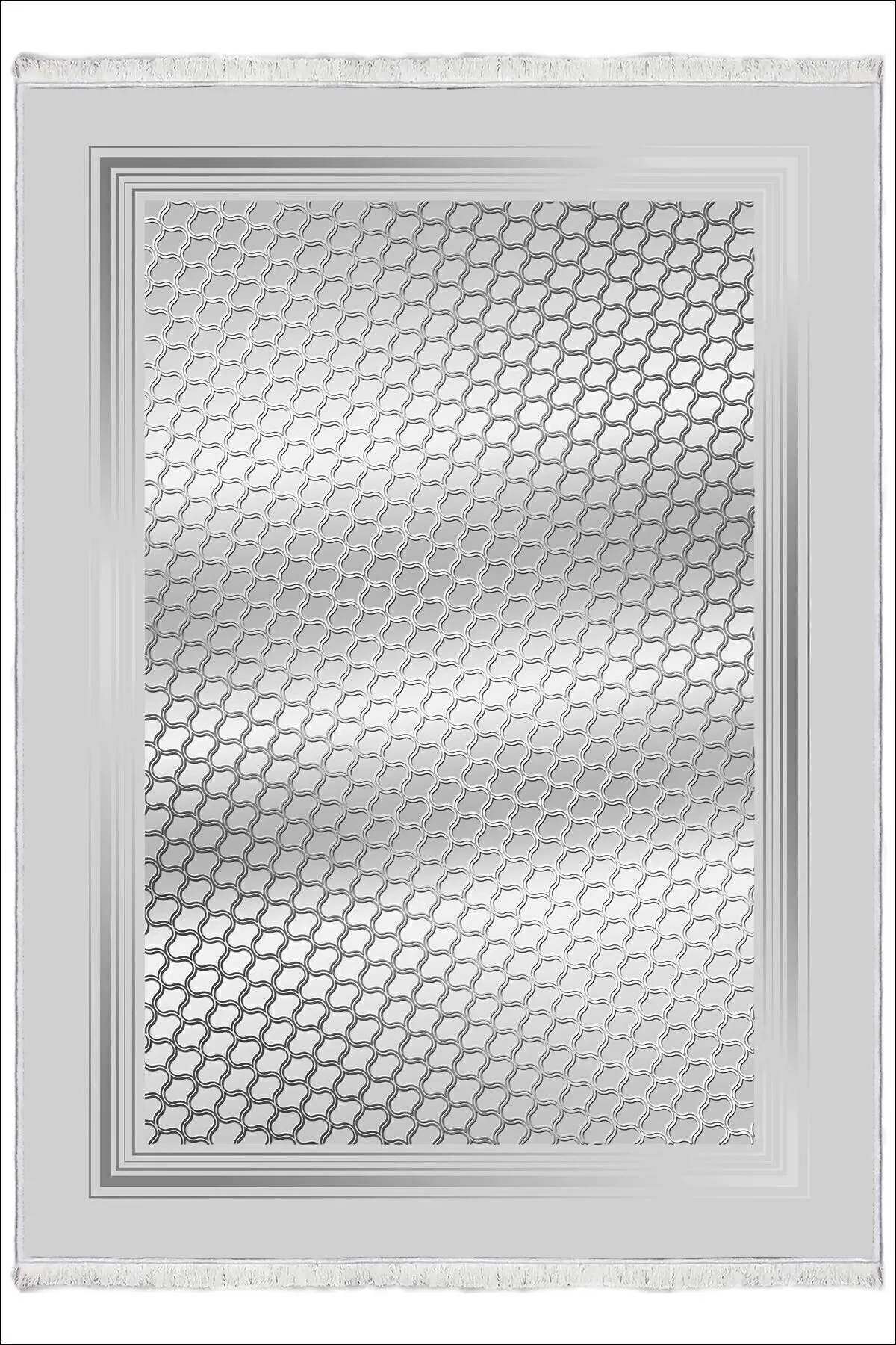 Makinede Yıkanabilir Oturma Odası Halısı Kaymaz Taban Halı MS-782