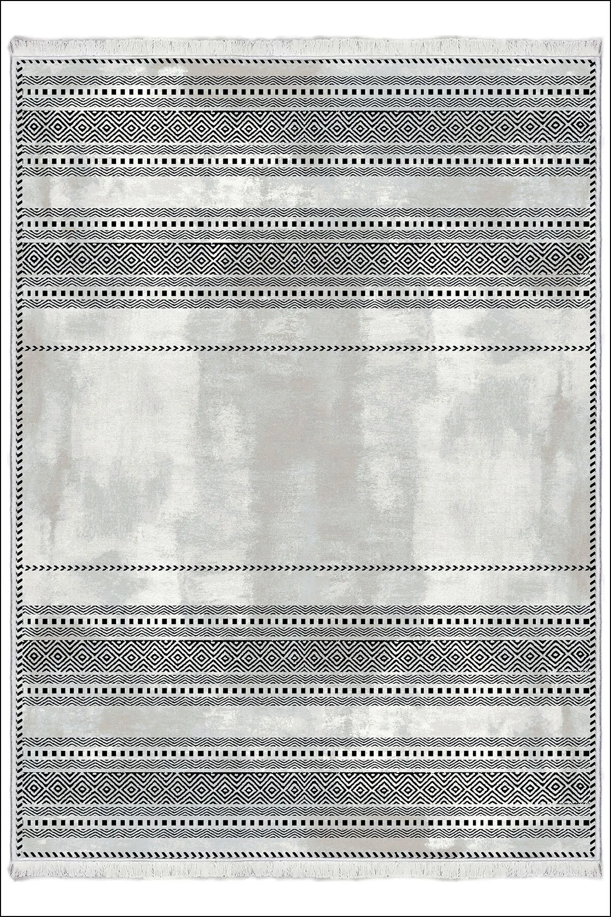 Makinede Yıkanabilir Oturma Odası Halısı Kaymaz Taban Halı MS-947