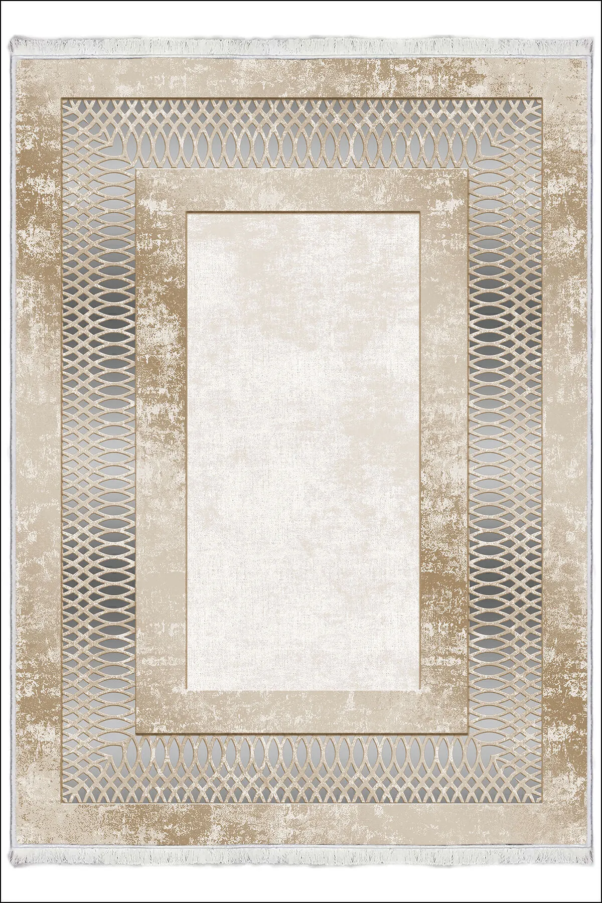 Makinede Yıkanabilir Oturma Odası Halısı Kaymaz Taban Halı MS-2237