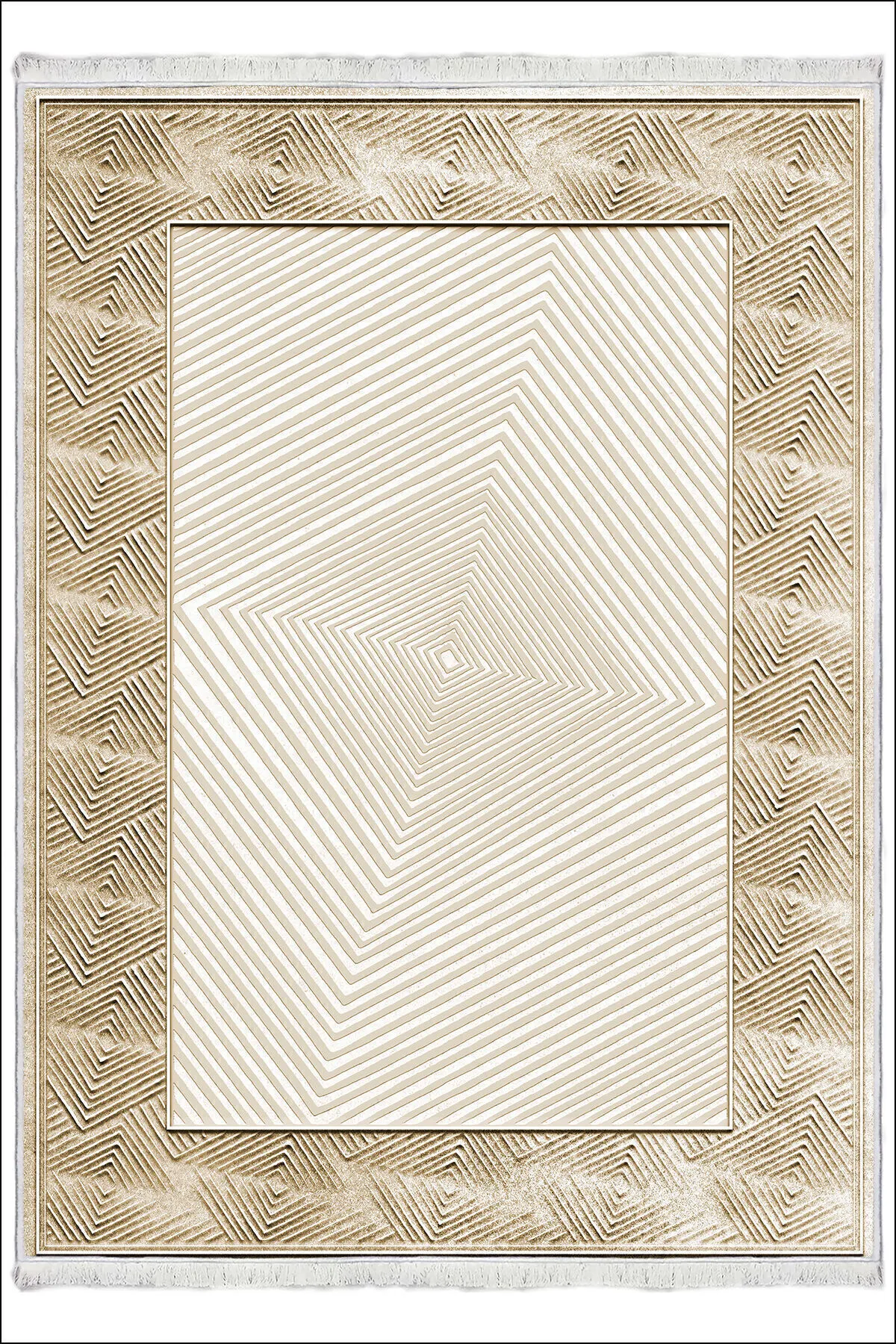 Makinede Yıkanabilir Oturma Odası Halısı Kaymaz Taban Halı MS-2268